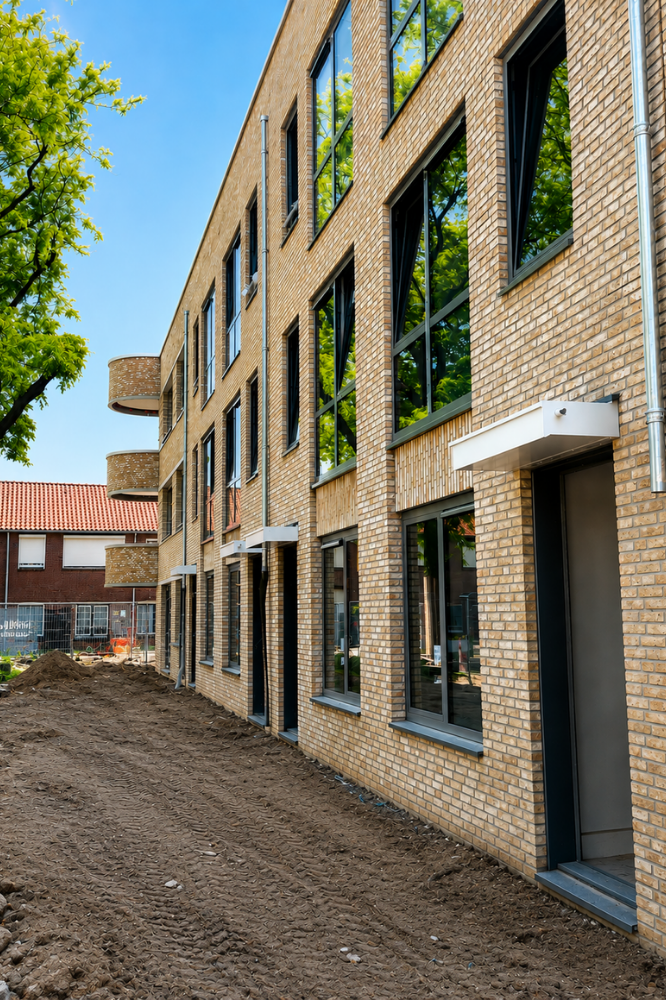 Construction site of Laagstraat, Eindhoven